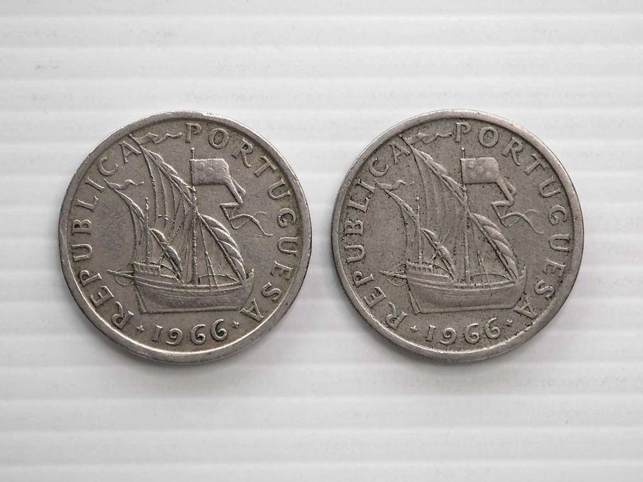 2 Moedas 5 Escudos 1966