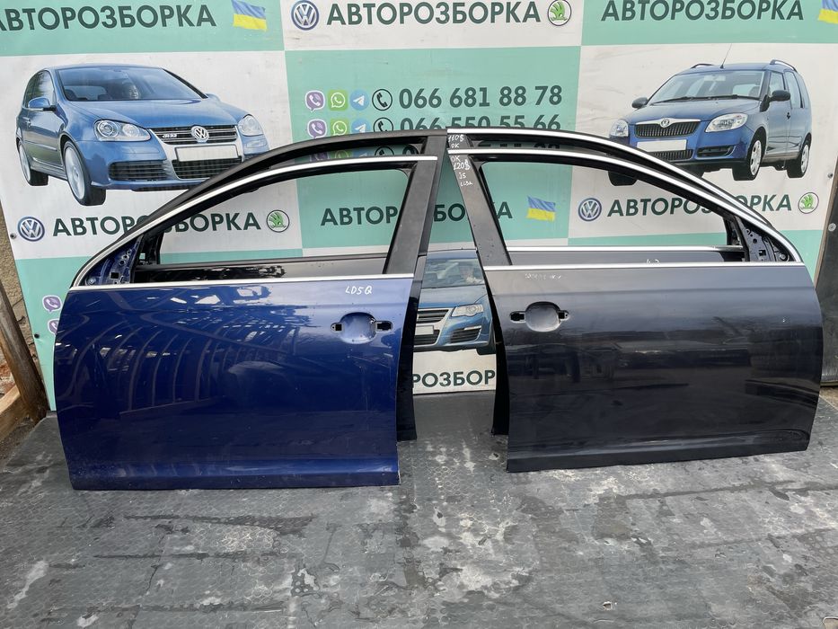 Дверкі передні ліві праві фольксваген гольф 5 левая правая передняя