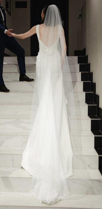 Suknia ślubna ivory - klasyczna, elegancka, L’amour