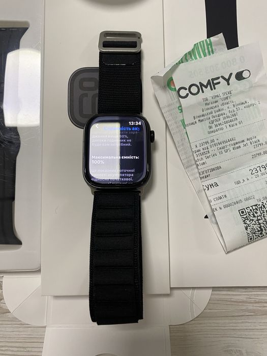 Apple Watch Series 10 Jet Black 46mm