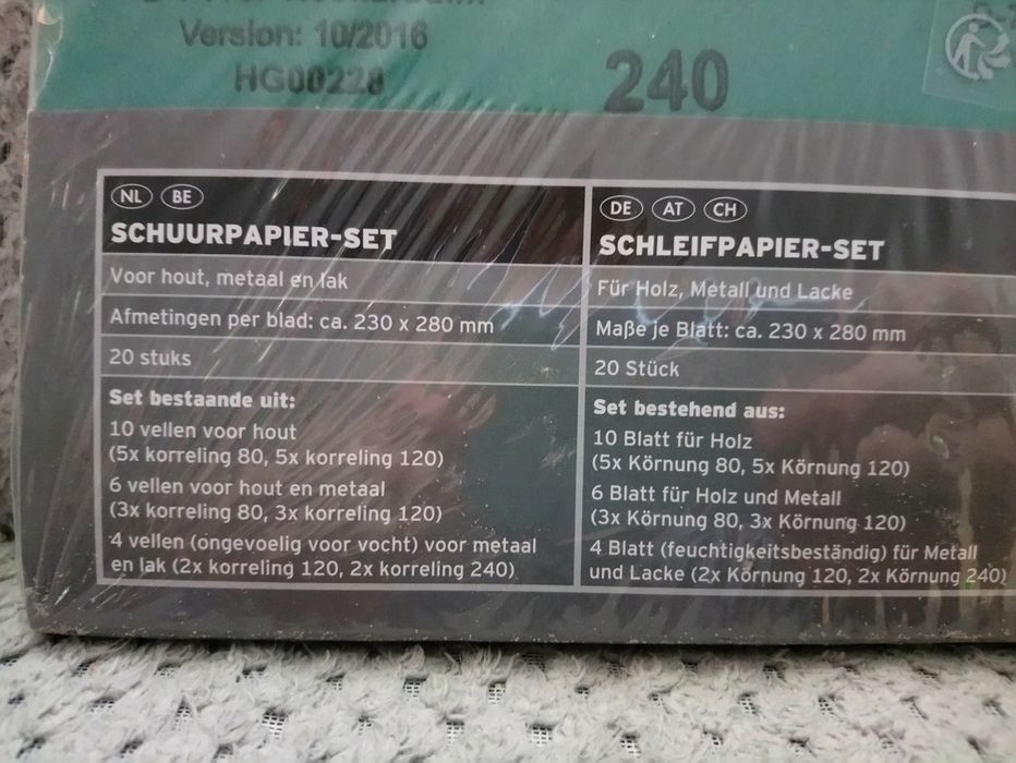Zestaw papierów powerfix