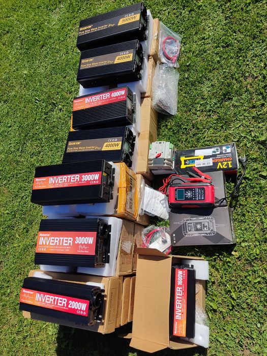 Інвертор перетворювач 12/24/220v, чистий синус, від акумулятора