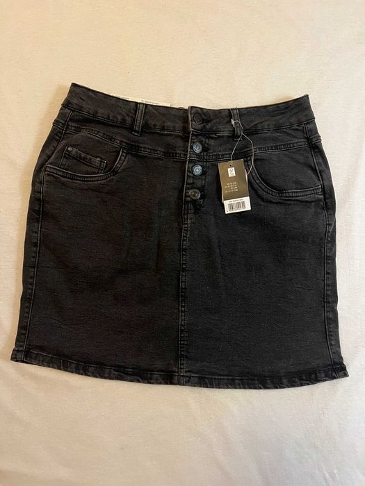 Джинсова спідниця Esmara сіра-чорна