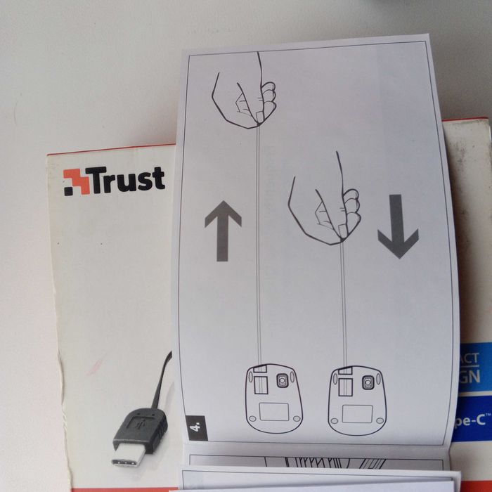Мышь Trust USB Type-C Black