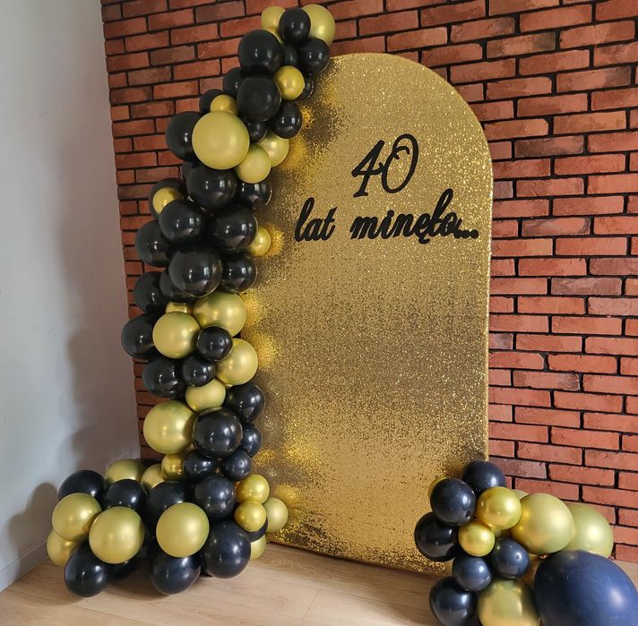 Ścianka dekoracyjna z balonami balonowa do zdjęć Urodziny Roczek  18-stka Kęty baby shower