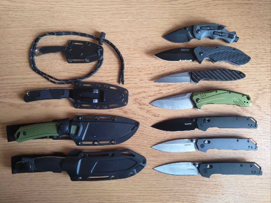 Брелок компактний EDC легкий фіксед фултанг фліппер фолдер складень Kershaw один лот