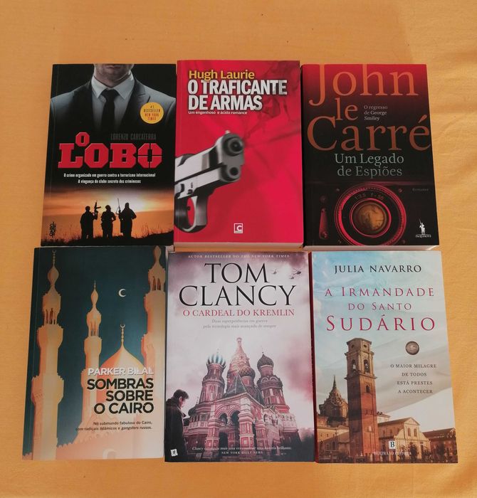 Livros de diversos autores - Thriller + policial como novos e sem dano