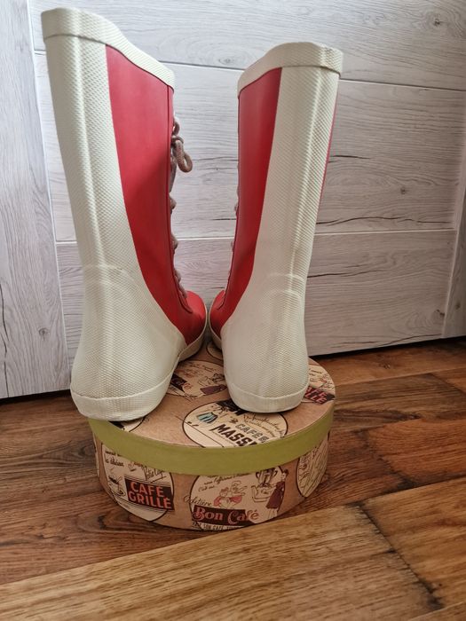 Kalosze sznurowane Viking retro gumowce kauczuk 36