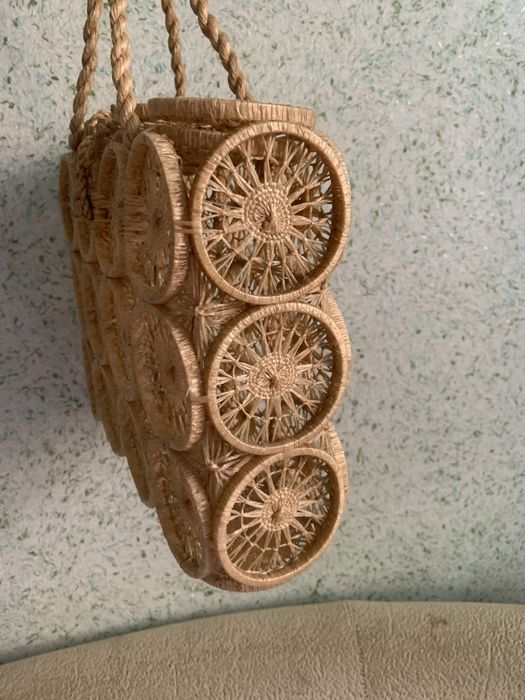 Сумка жіноча плетена