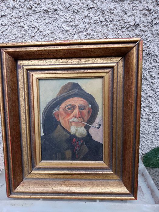 Obraz olejny, piękna rama