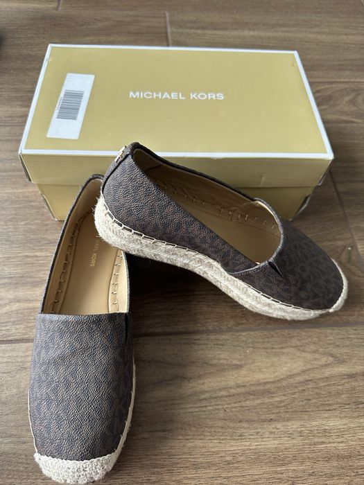Michael Kors espadryle Lynn brązowe 37 jak nowe!