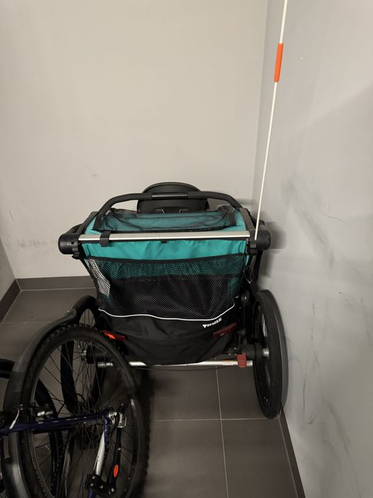 Przyczepka rowerowa, dwuosobowa thule lite 2