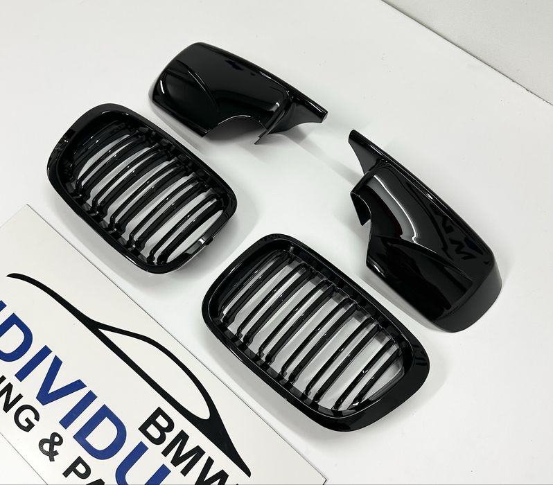 Ноздрі+накладки на зеркала bmw e46 BMW E46 решітки рестайлінг дорестайлінг бмв е46