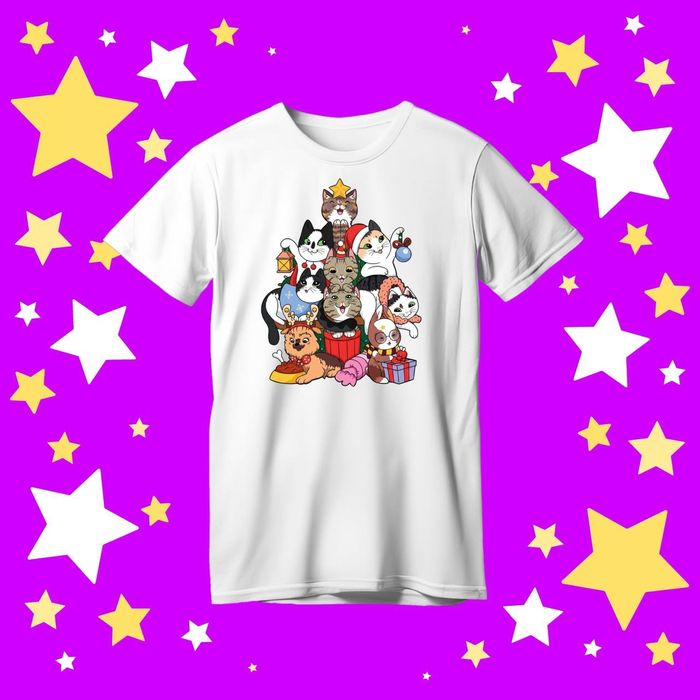 Футболка мерч канала А ну-ка Давай-ка "кот малыш Мурка Баффи Блогер