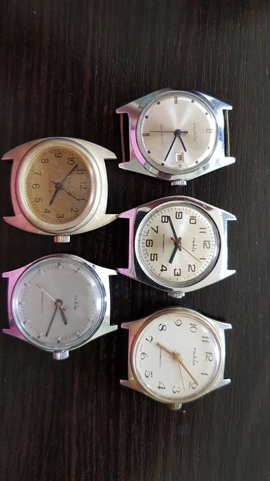 Mechaniczne zegarki Ruhla *5 szt*