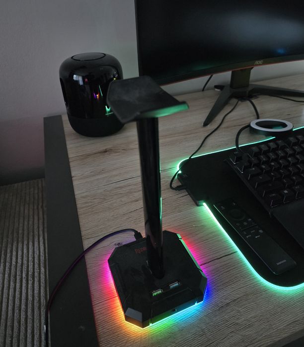 Stojak na słuchawki REDRAGON Scepter Pro HA300 RGB