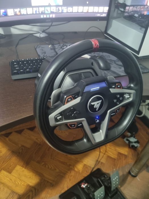volante e pedais thrustmaster t248 + shifter T8HS (com garantia)