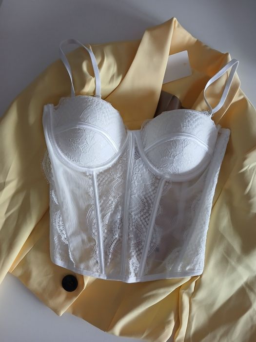 Biały top gorset Hollywood Dream uni