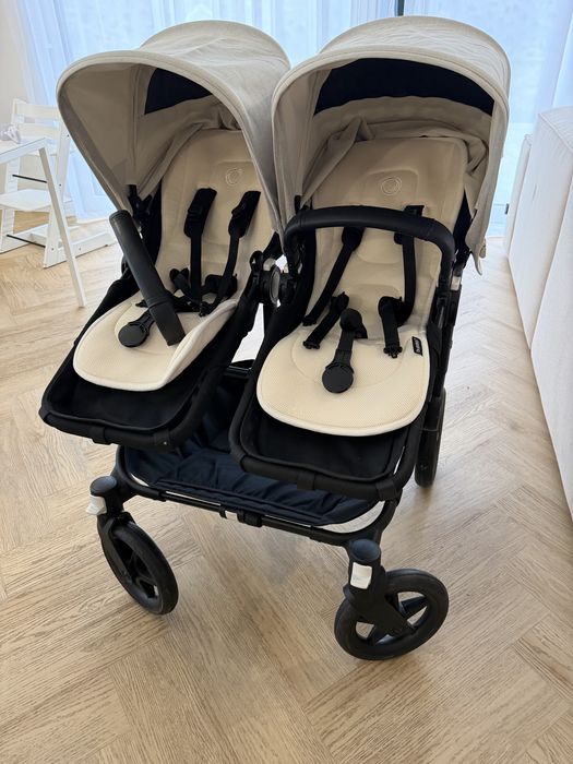 Bugaboo Donkey 5 Bogaty Zestaw Twin Duo Nowa Gondola 2x Spacerówka