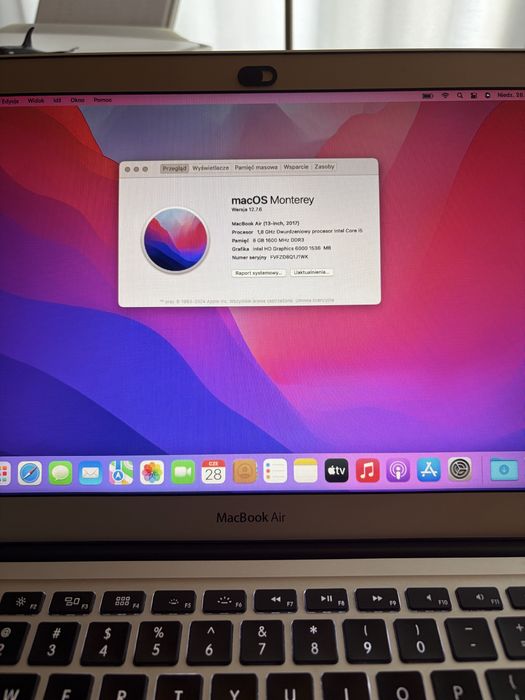 Macbook Air 13” (2017) 256 GB