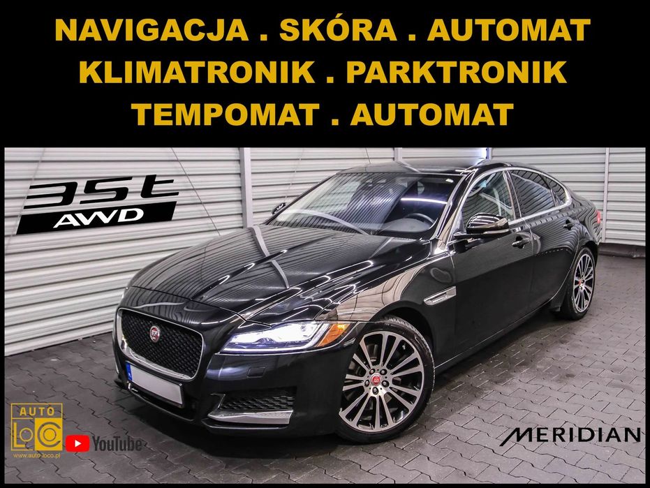 Jaguar XF 35T + AWD + AUTOMAT + Navigacja + Klimatronik + SKÓRA + Parktronik !!!