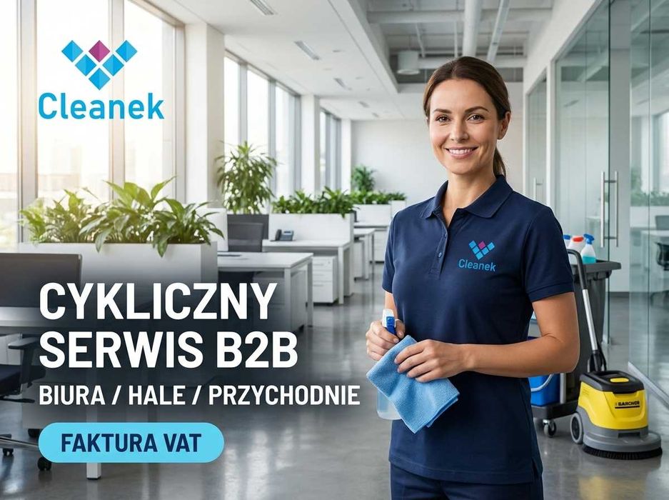 Sprzątanie biur Łódź – stała firma, umowa, Faktura VAT