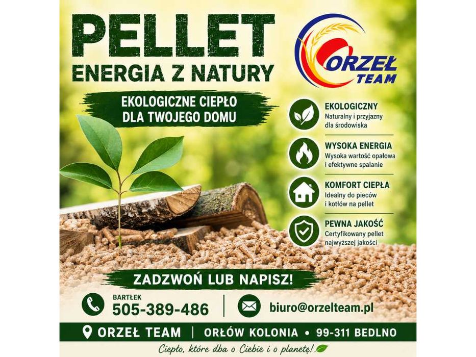 Pellet PREMIUM NaturKraft, nie Lava, Gold, Transport, Jakość PREMIUM