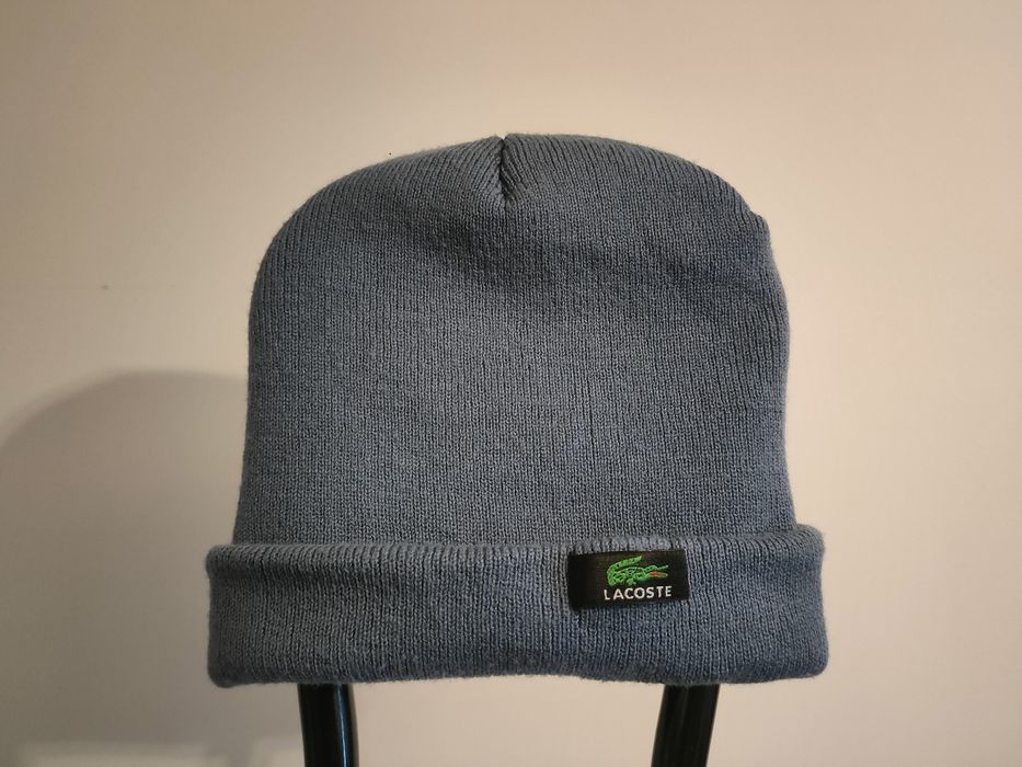 świetna czapka LACOSTE w super stanie