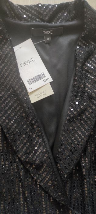 Святковий ромпер-комбінезон паєтки 46-48 next