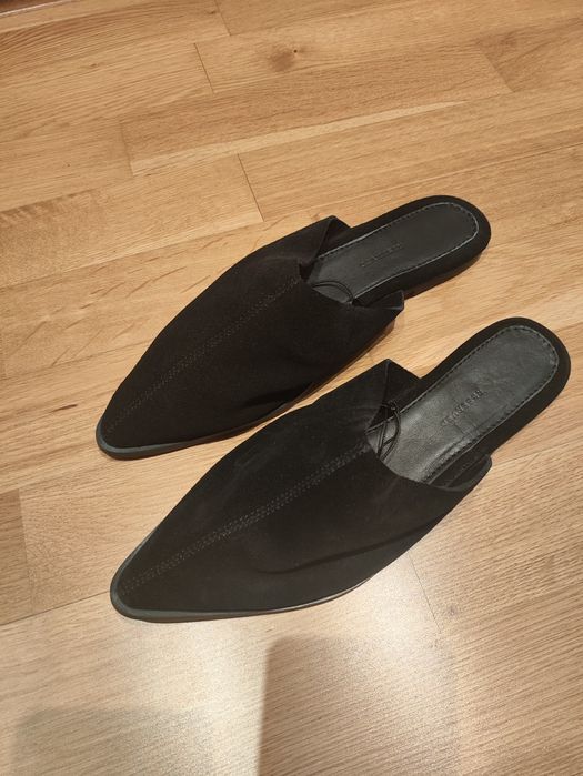 Шльопанці (сабо) жіночі reserved нові, замша