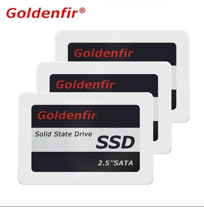 SSD диски Goldenfir 120/1000, Crucial M2 NVMe 1TB