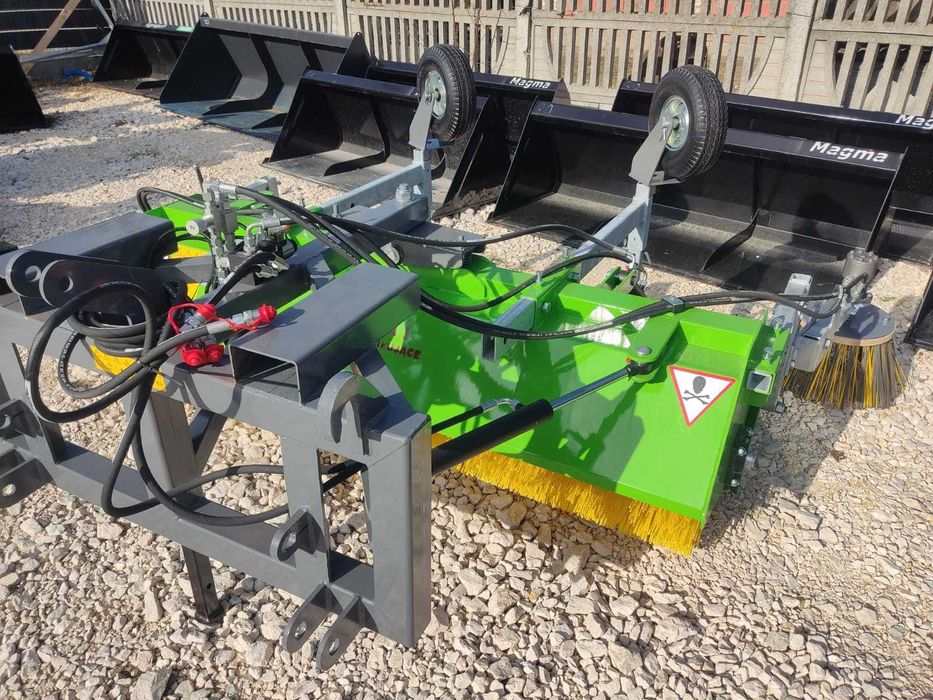 zamiatarka do traktora Wózka ładowarki hydrauliczna szczotka uliczna