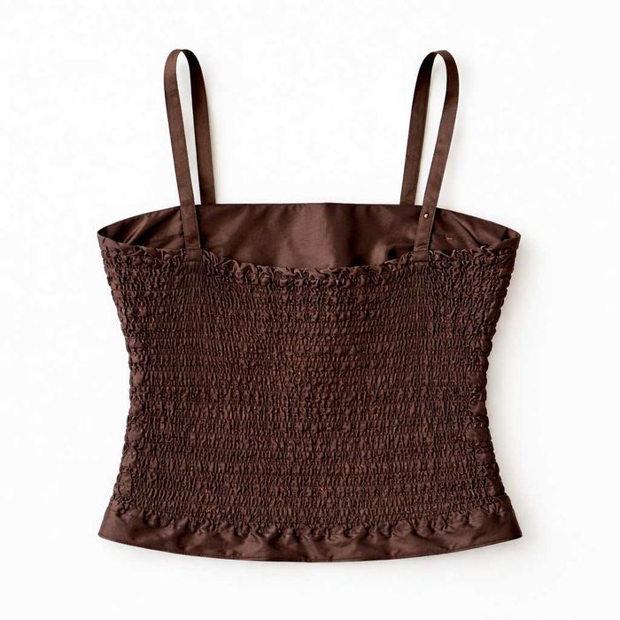 Conjunto Elegante – Saia e Top Castanhos – 42