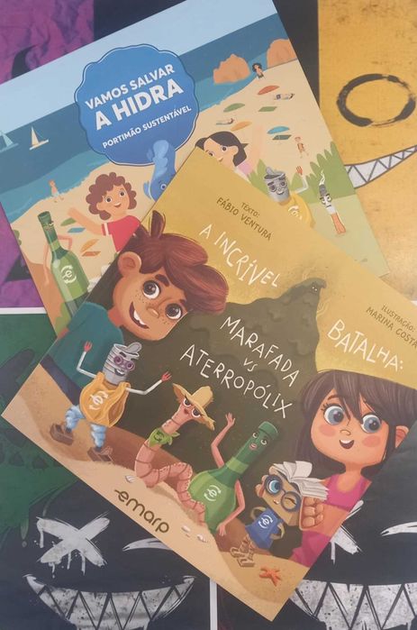 Livro Vamos Salvar a Hidra+A Incrível Batalha Marafada vs Aterropólix