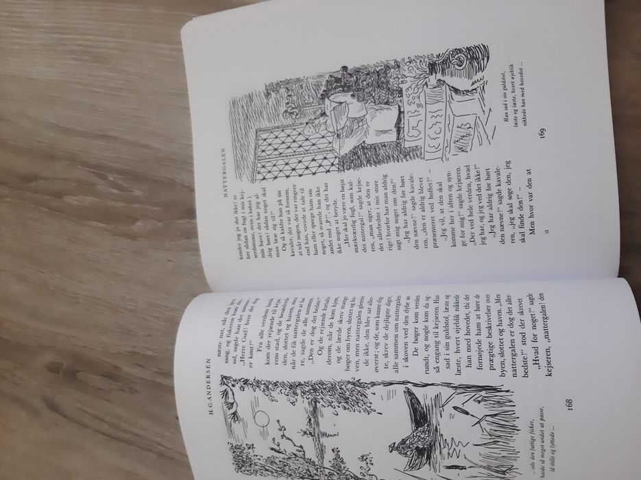 Livro em Dinamarquês do autor H. C. Andersen