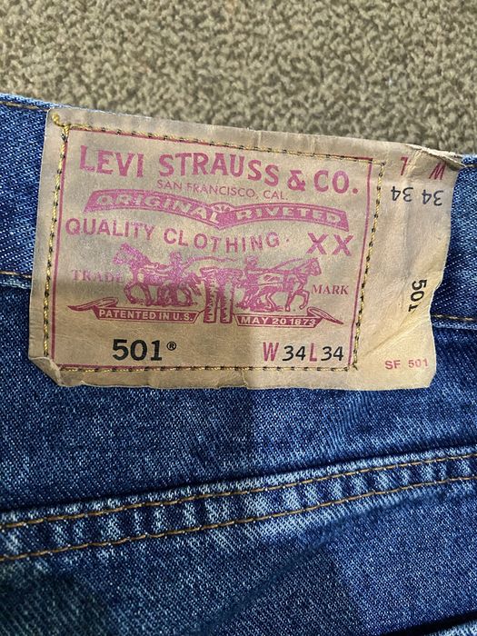 Джинси, сині, levis