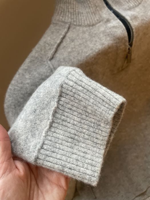 Кашемір zip светр XS гольф стиль cos