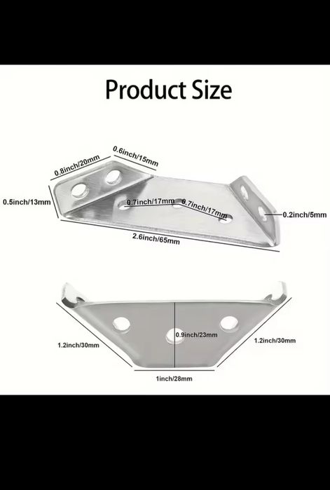 Фіксуючи кутові кронштейни