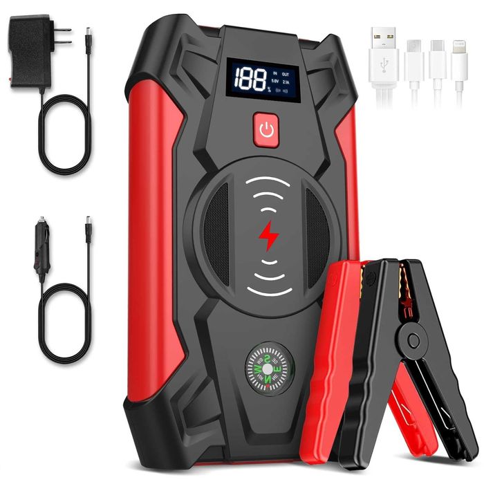 Пуско зарядний пристрій Бустер Jump Starter для авто 39800мАч