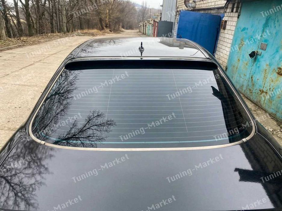 Лип спойлер сабля AMG на багажник Мерседес 210, Бленда Козырек на заднее стекло Mercedes W210, Накладки на фары реснички