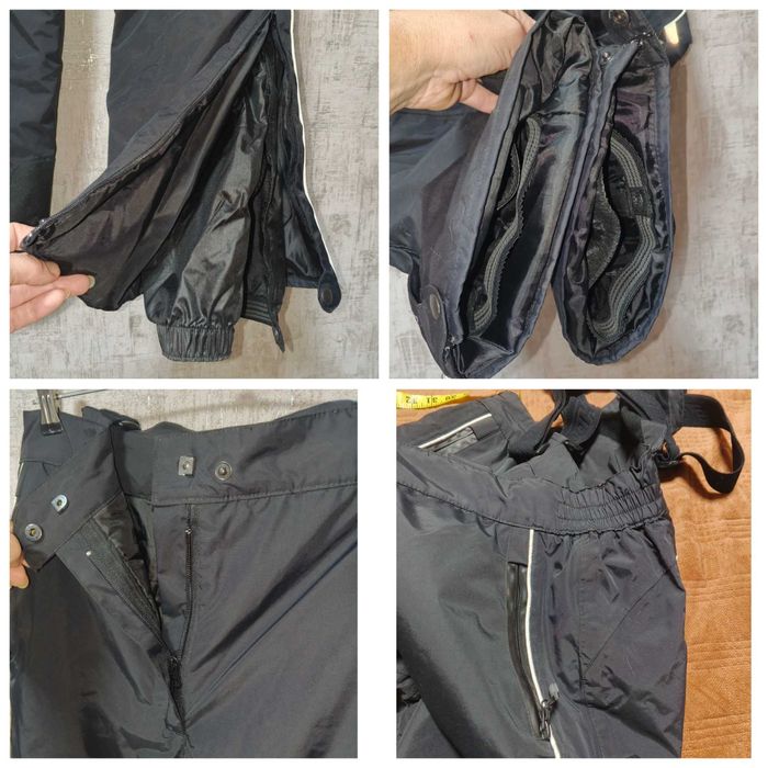 Мужские лыжные штаны L/XL (48-50)  на съёмных подтяжках