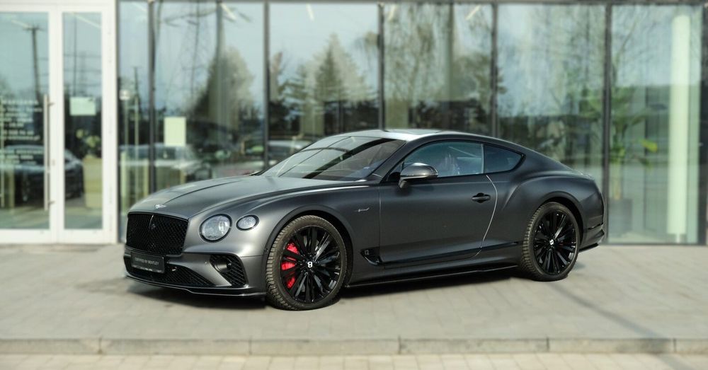 Bentley Continental GT Speed W12, 659KM, Serwis ASO, Bezwypadkowy, Satin