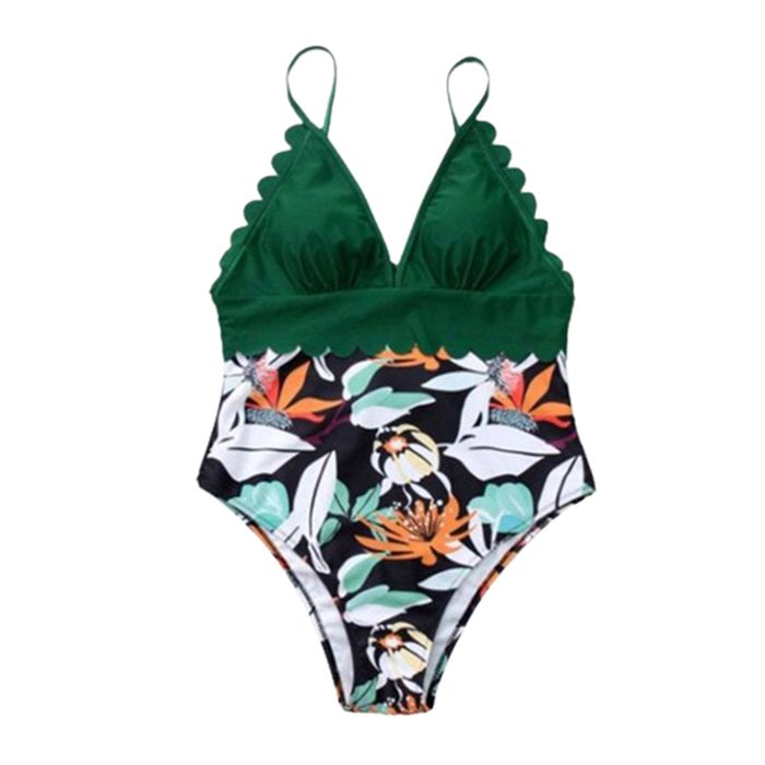 Jednoczęściowy strój kąpielowy push-up z wysoką talią rozmiar M