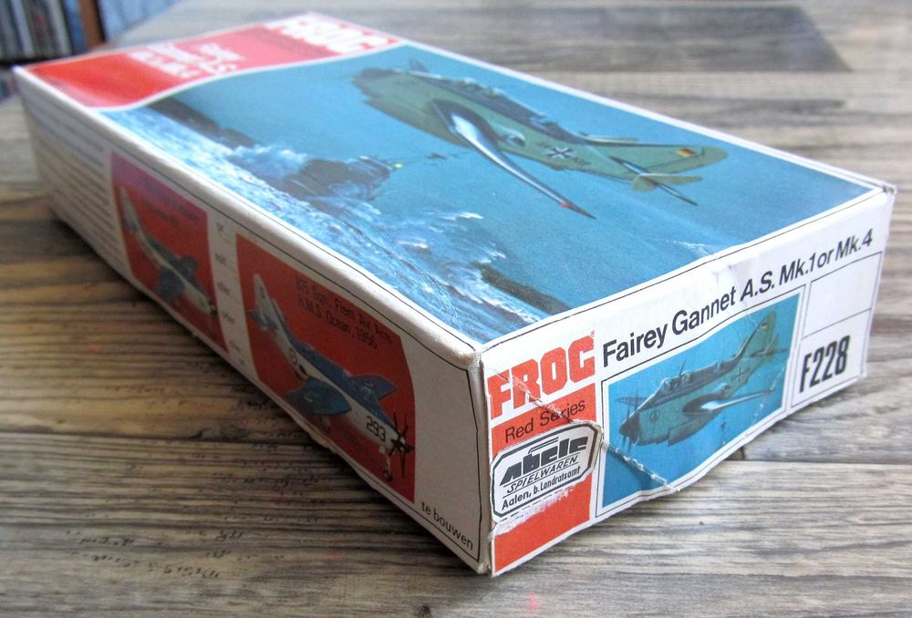 Fairey Gannet A.S. Mk.1/Mk.4, 1:72, Frog, vintage, UNIKAT