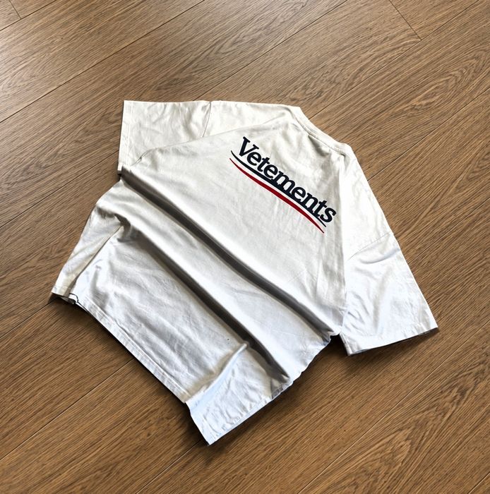 Футболка Vetements біла, розмір XL