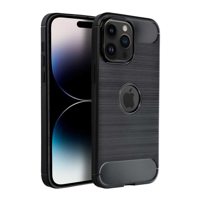 Futerał CARBON do IPHONE SE 2020 czarny