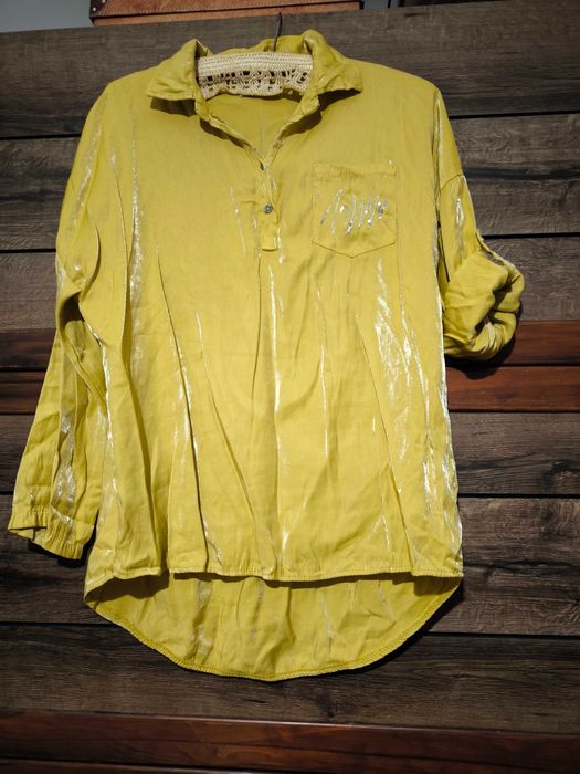 Tunika koszula Unisono z połyskiem