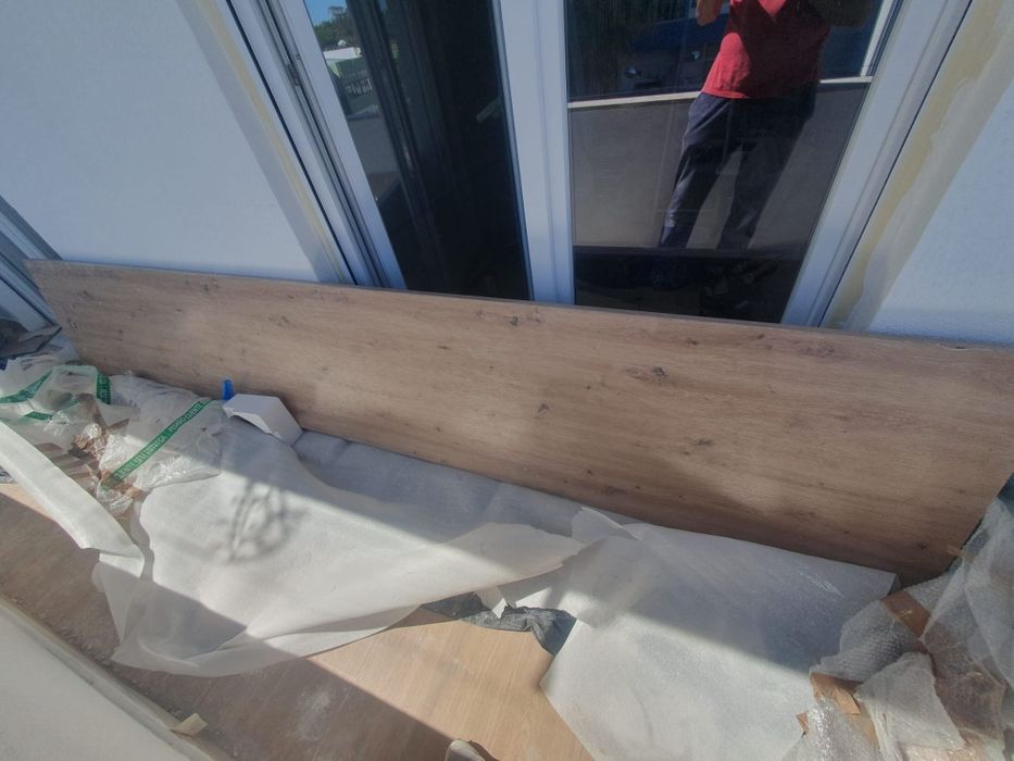 Tampo de bancada madeira carvalho