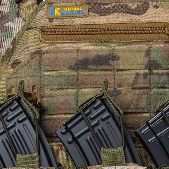 Бронежилет комплект плитоноска мультикам бронеплити балістичний захист