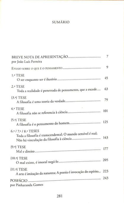 "As Teses da Filosofia Portuguesa" de Orlando Vitorino [Novo]